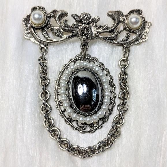 Jewelry - Pearl Drop Pendant Lapel Pin Jewelry - Pearl Drop Pendant Lapel Pin